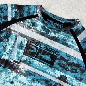 PELAGIC Mens 'Vaportek' Long Sleeve Performance Fishing Shirt 2XL Ultralight UPF